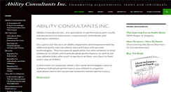 Desktop Screenshot of abilityconsultants.com